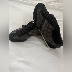 Coach Women's Black and Gray Kelson Sneakers